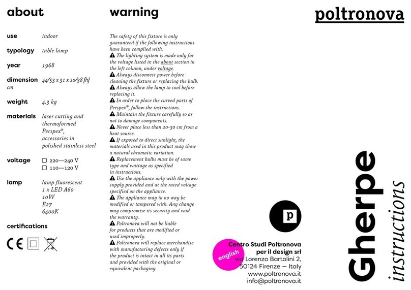 Poltronova Gherpe User manual