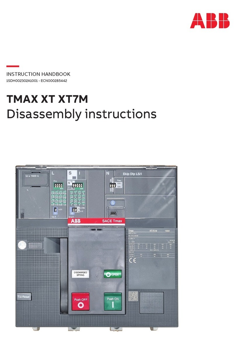 ABB TMAX XT XT7M Installation instructions