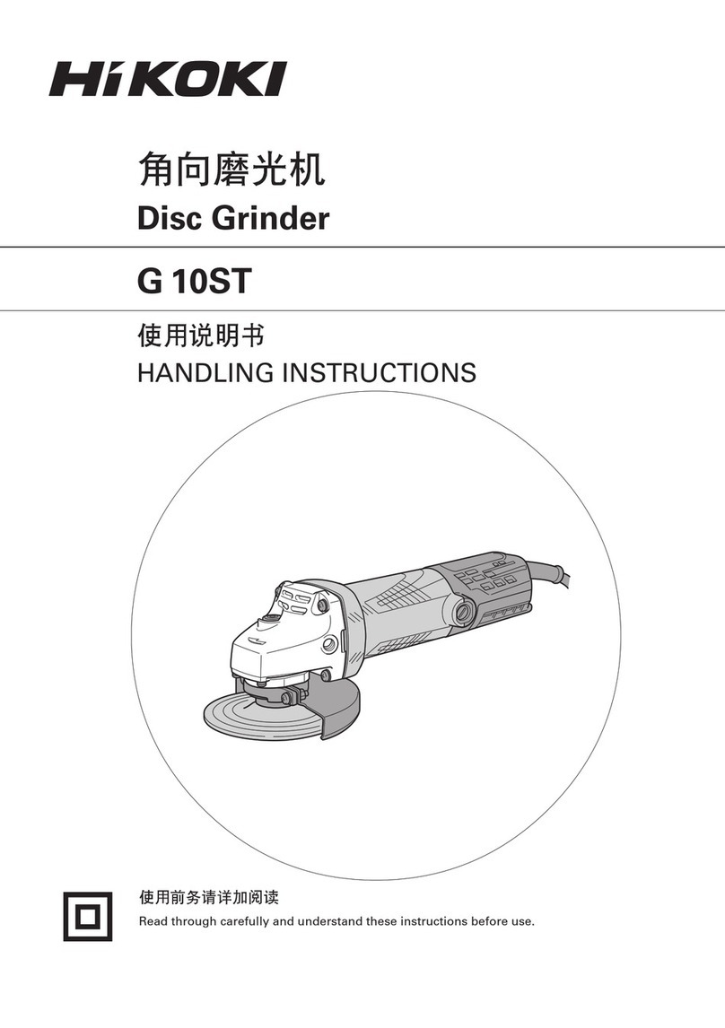 HIKOKI G 10ST User manual