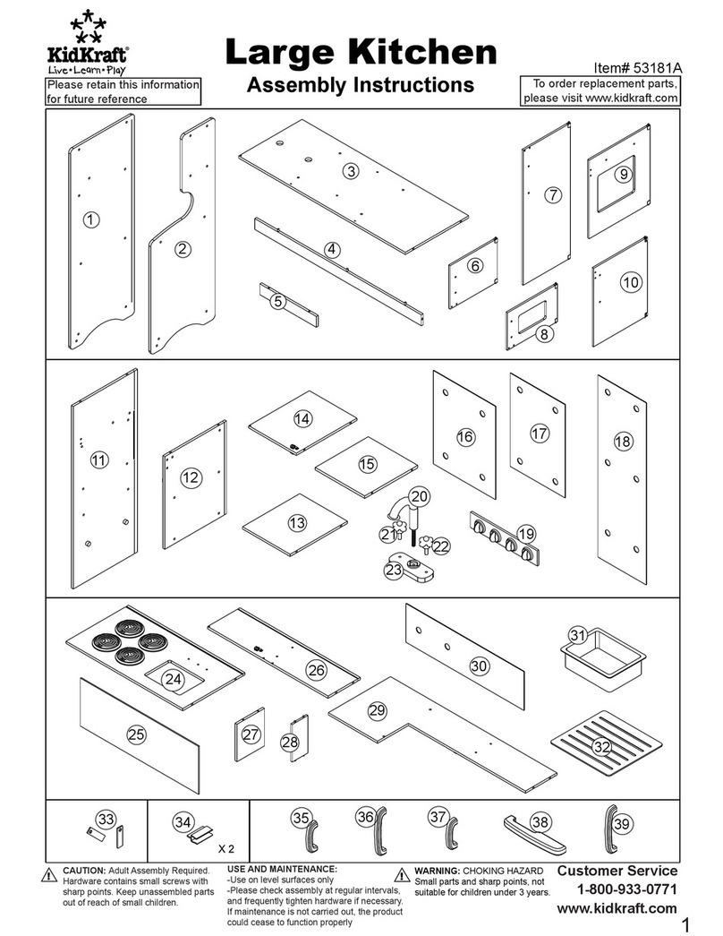 KidKraft 53181A Assembly instructions
