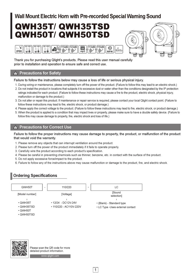 Qlight QWH35T manual