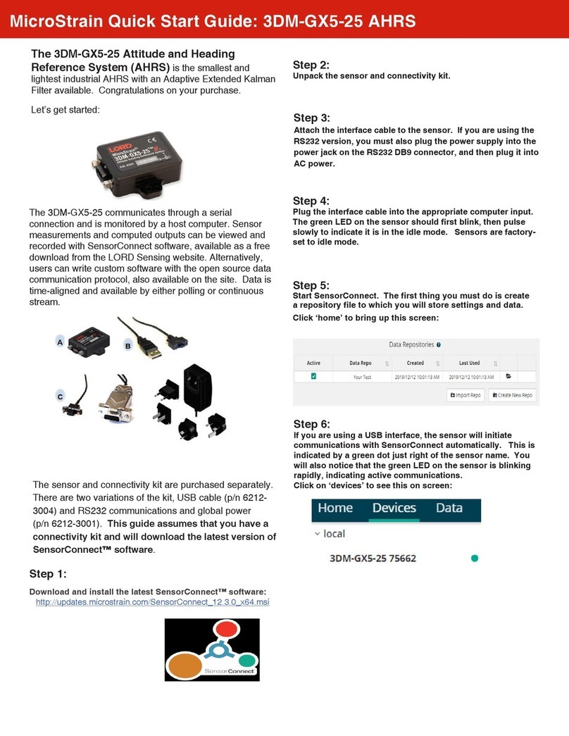 MicroStrain 3DM-GX5-25 quick start guide