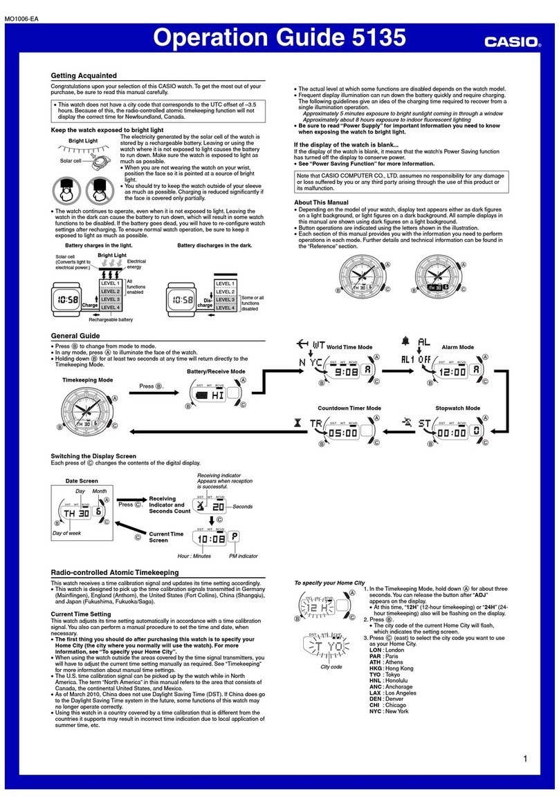 Casio LCW-M150DP-7A User manual Casio LCW-M150DP-7A User manual