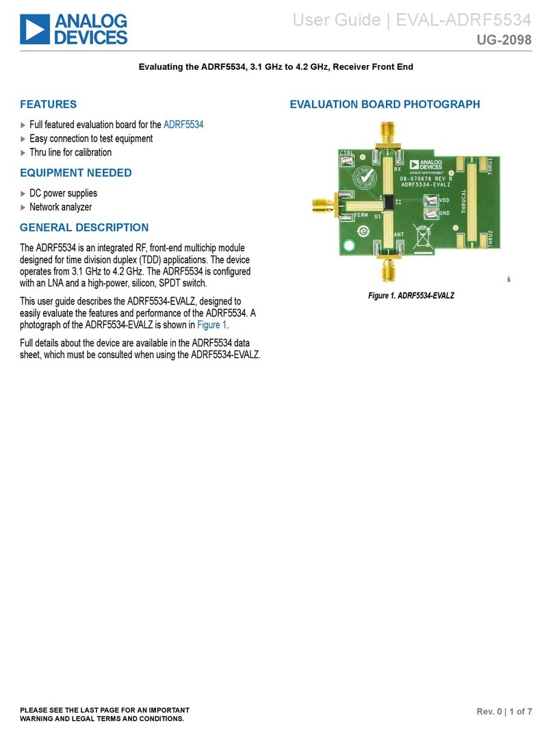 Analog Devices EVAL-ADRF5534 User manual