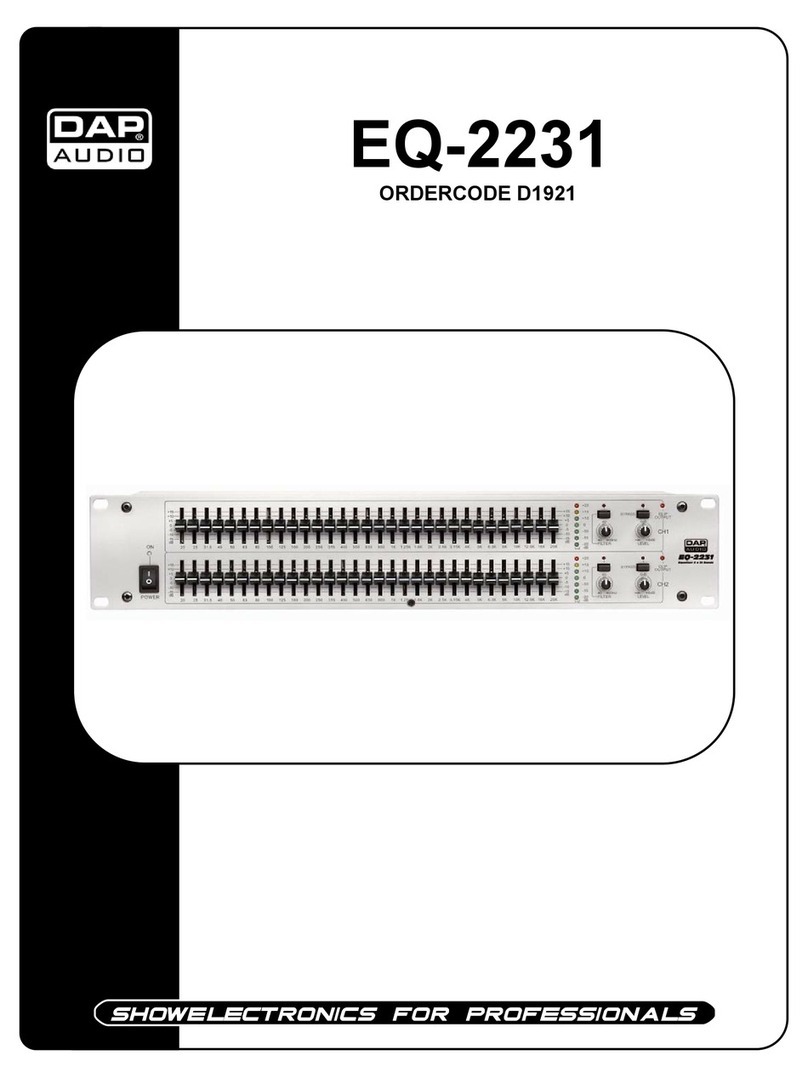 DAPAudio EQ-2231 manual