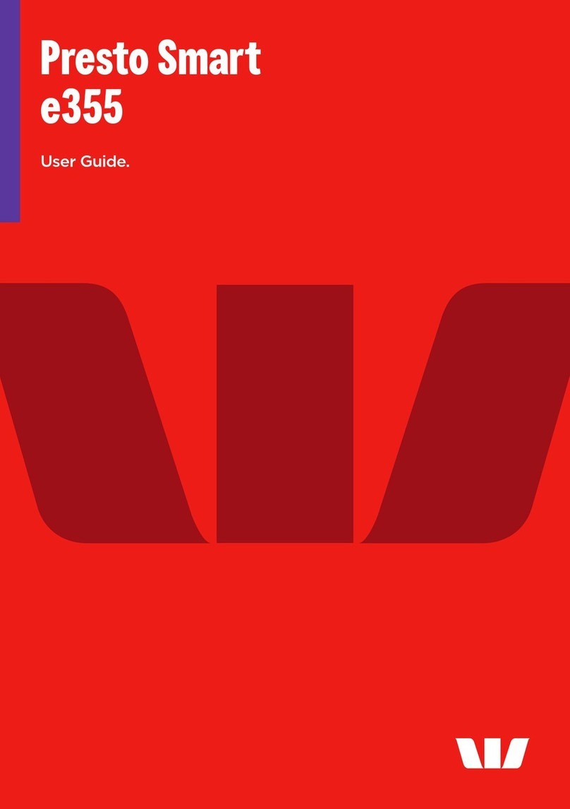 Westpac Presto Smart e355 user guide