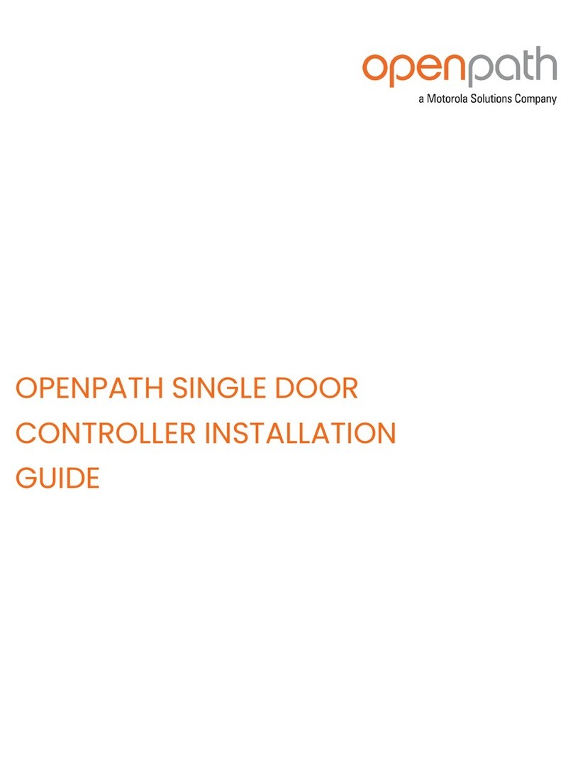 Motorola solutions Openpath OP-2ESH-POE installation guide