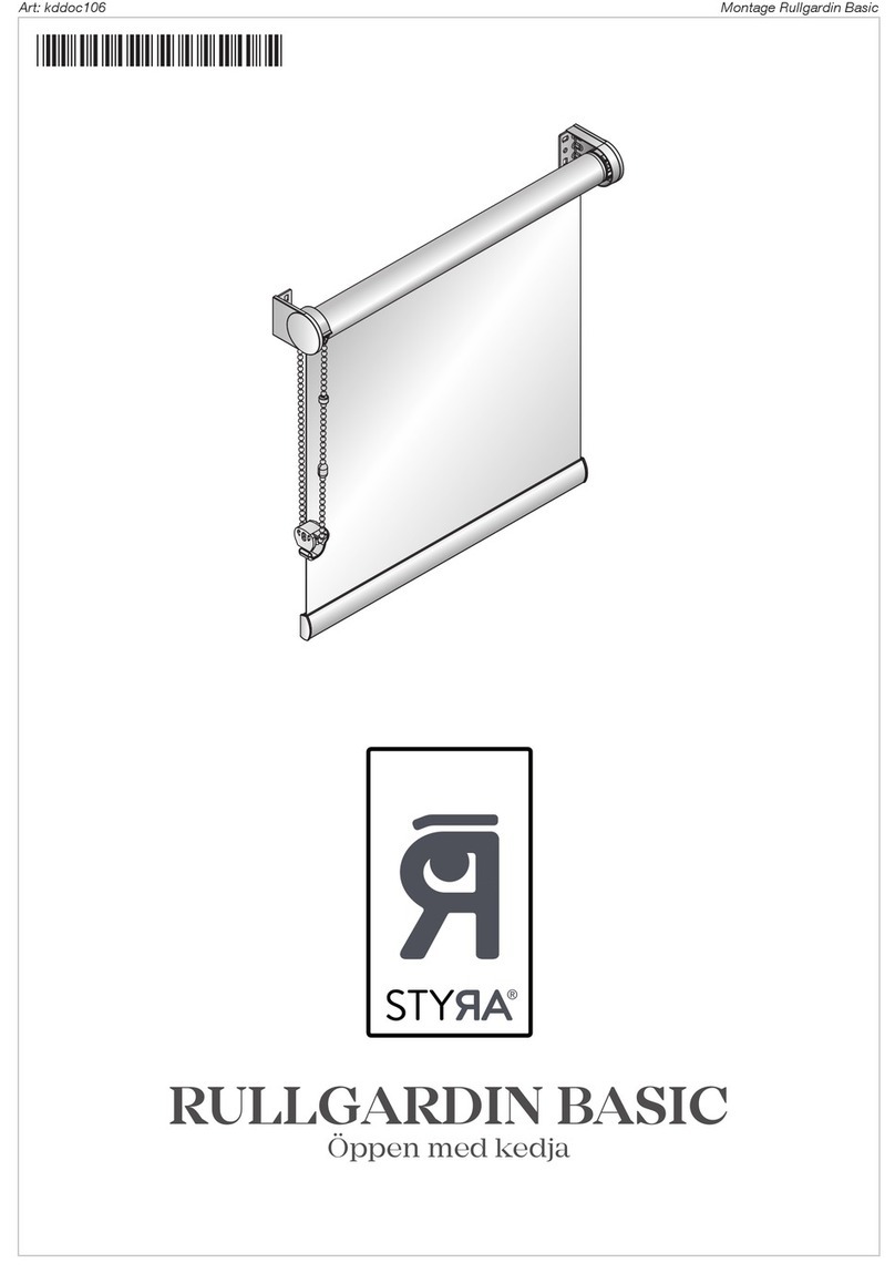 STYRA RULLGARDIN BASIC quick start guide