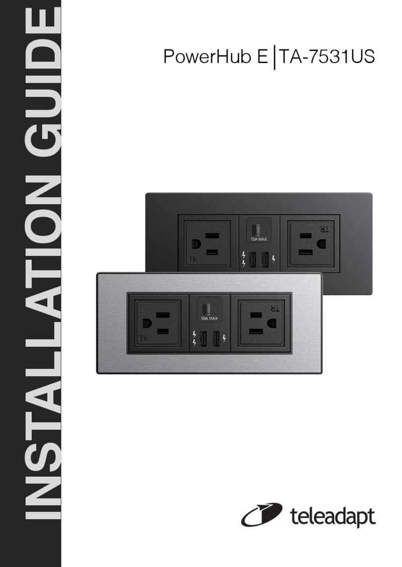 TeleAdapt PowerHub E installation guide