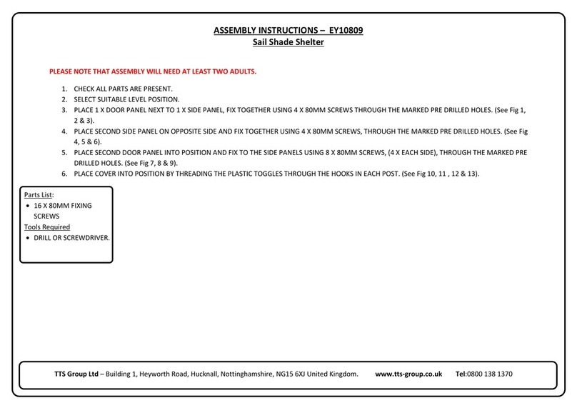 TTS EY10809 Assembly instructions