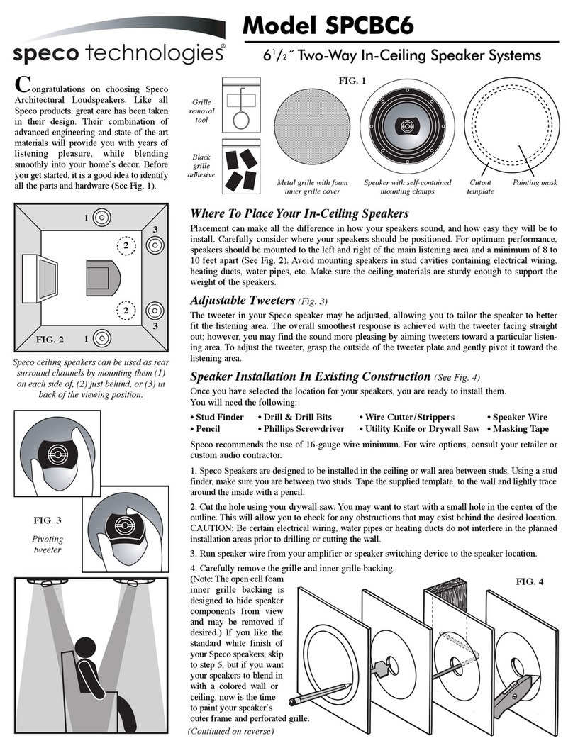 Speco SPCBC6 manual