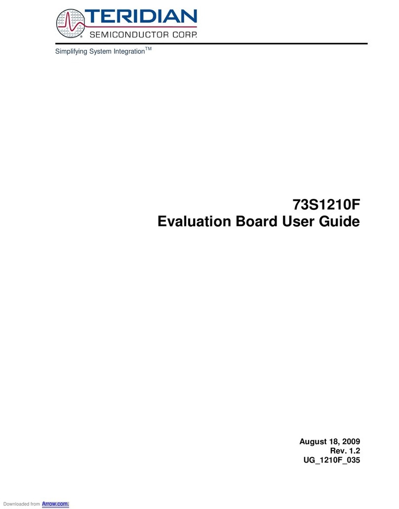 Teridian 73S1210F user guide
