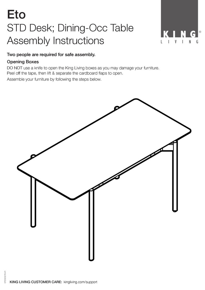 King Living Eto Assembly instructions
