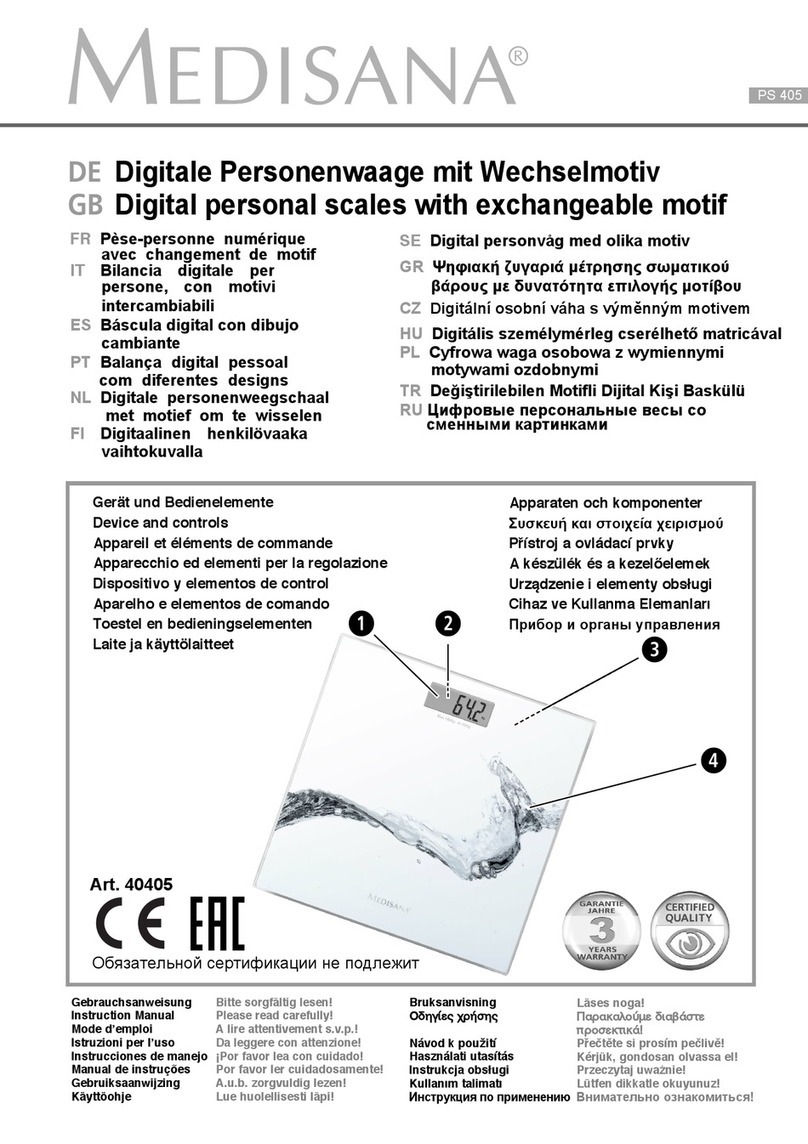 Medisana PS 405 User manual