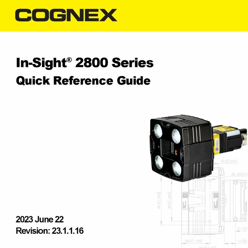 Cognex In-Sight 2801 User manual Cognex In-Sight 2801 User manual