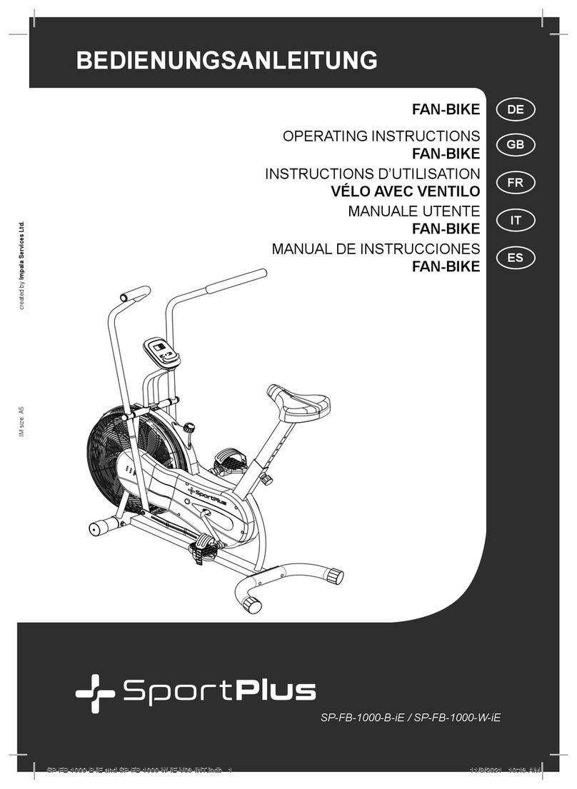 Sportplus SP-FB-1000-B-iE operating instructions