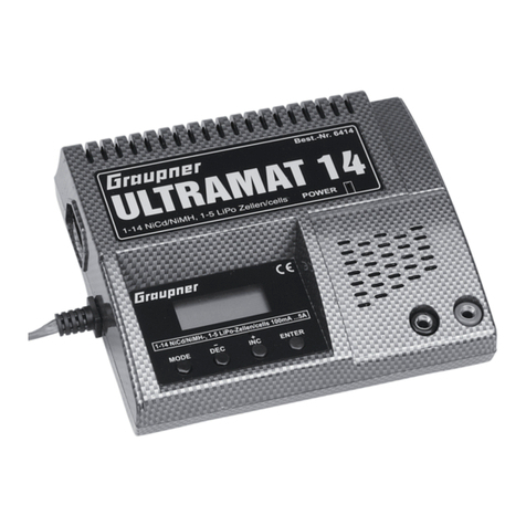 GRAUPNER ULTRAMAT 14 User manual