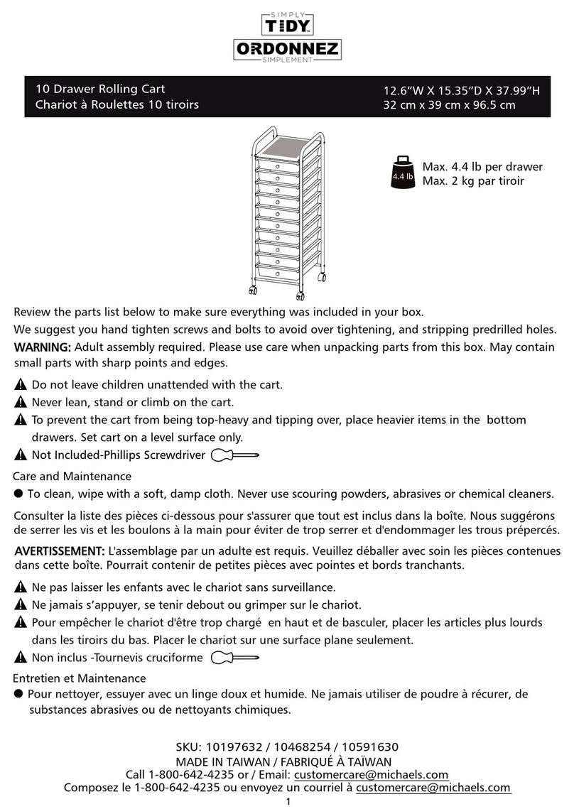 Simply Tidy ORDONNEZ 10197632 manual