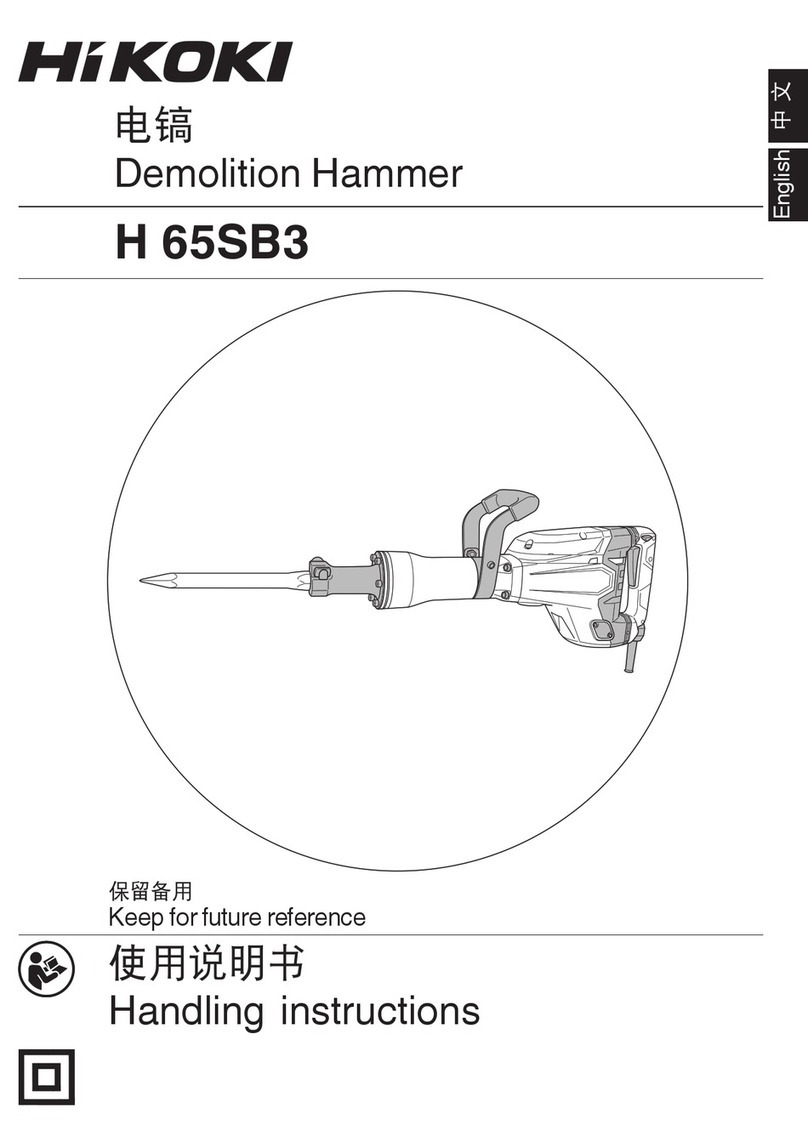 HIKOKI H 65SB3 User manual HIKOKI H 65SB3 User manual
