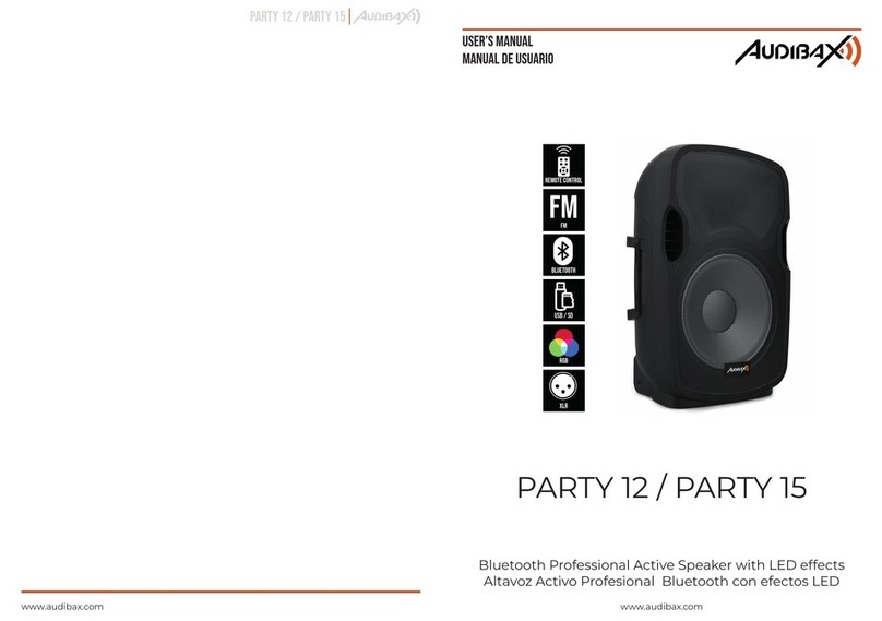 Audibax PARTY 12 User manual