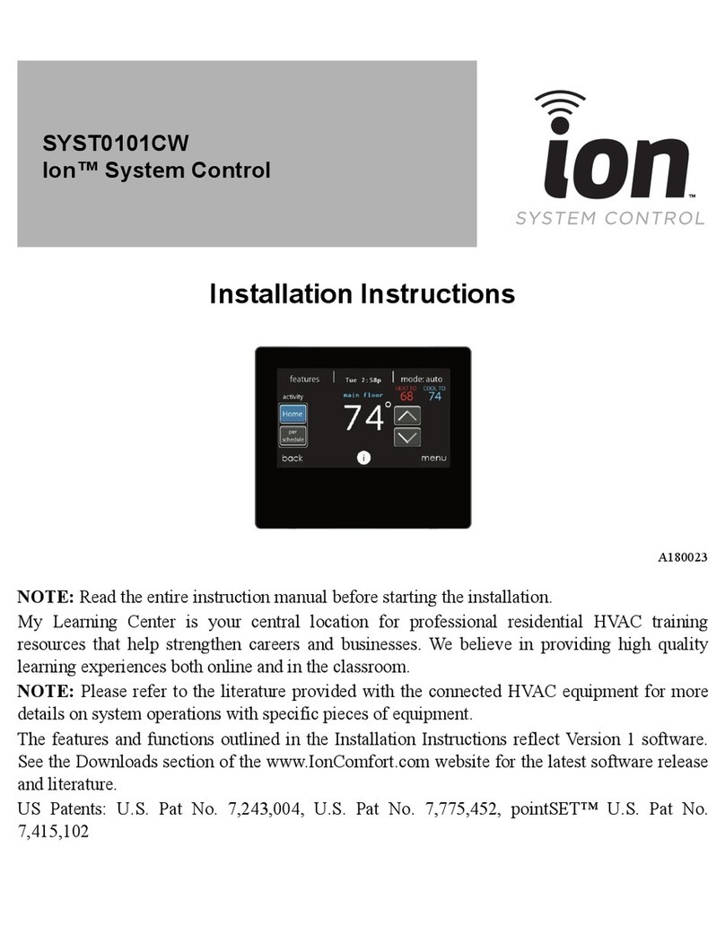 ION Ion SYST0101CW installation instructions