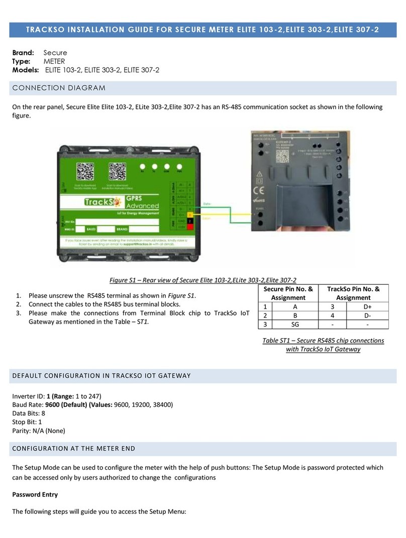 Secure TRACKSO ELITE 103-2 installation guide