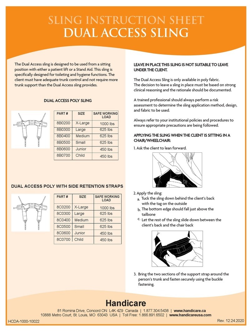 Handicare 8B0300 User manual