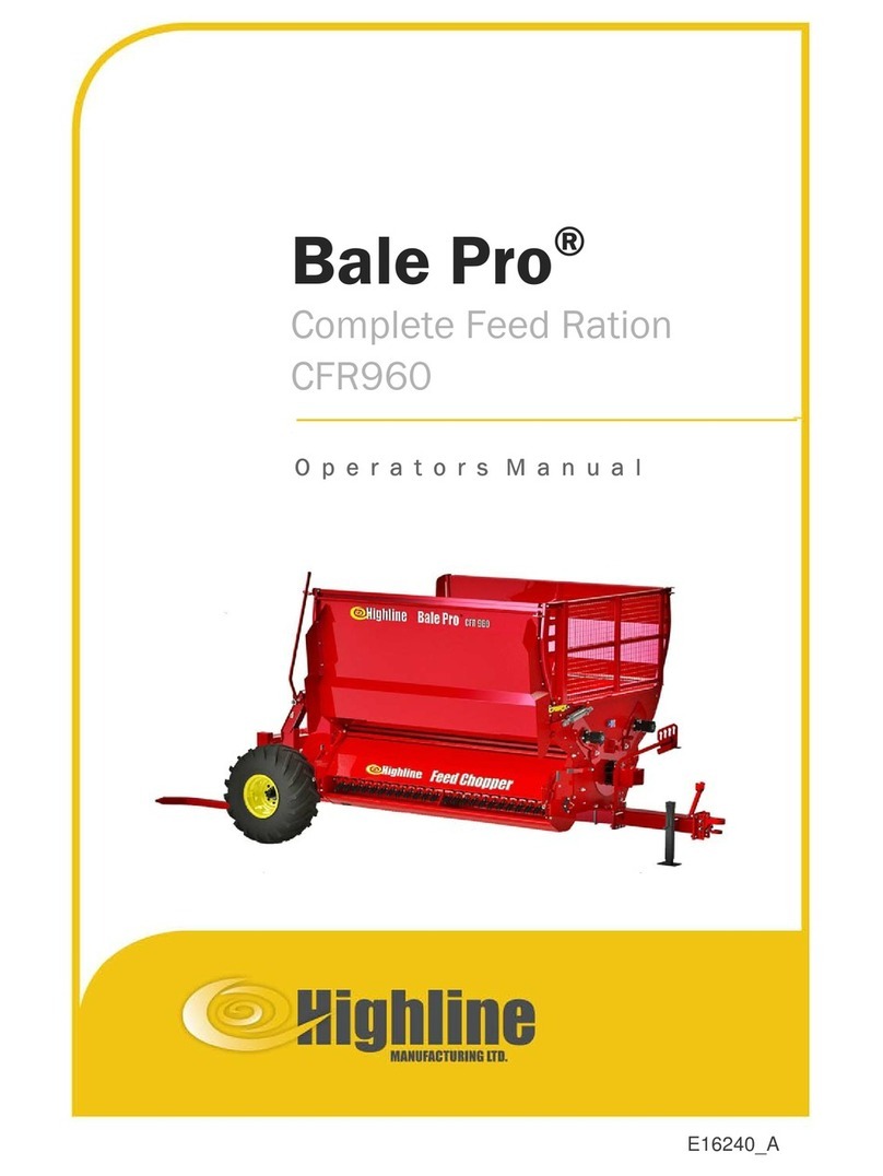 HighLine Bale Pro CFR960 Operator's manual