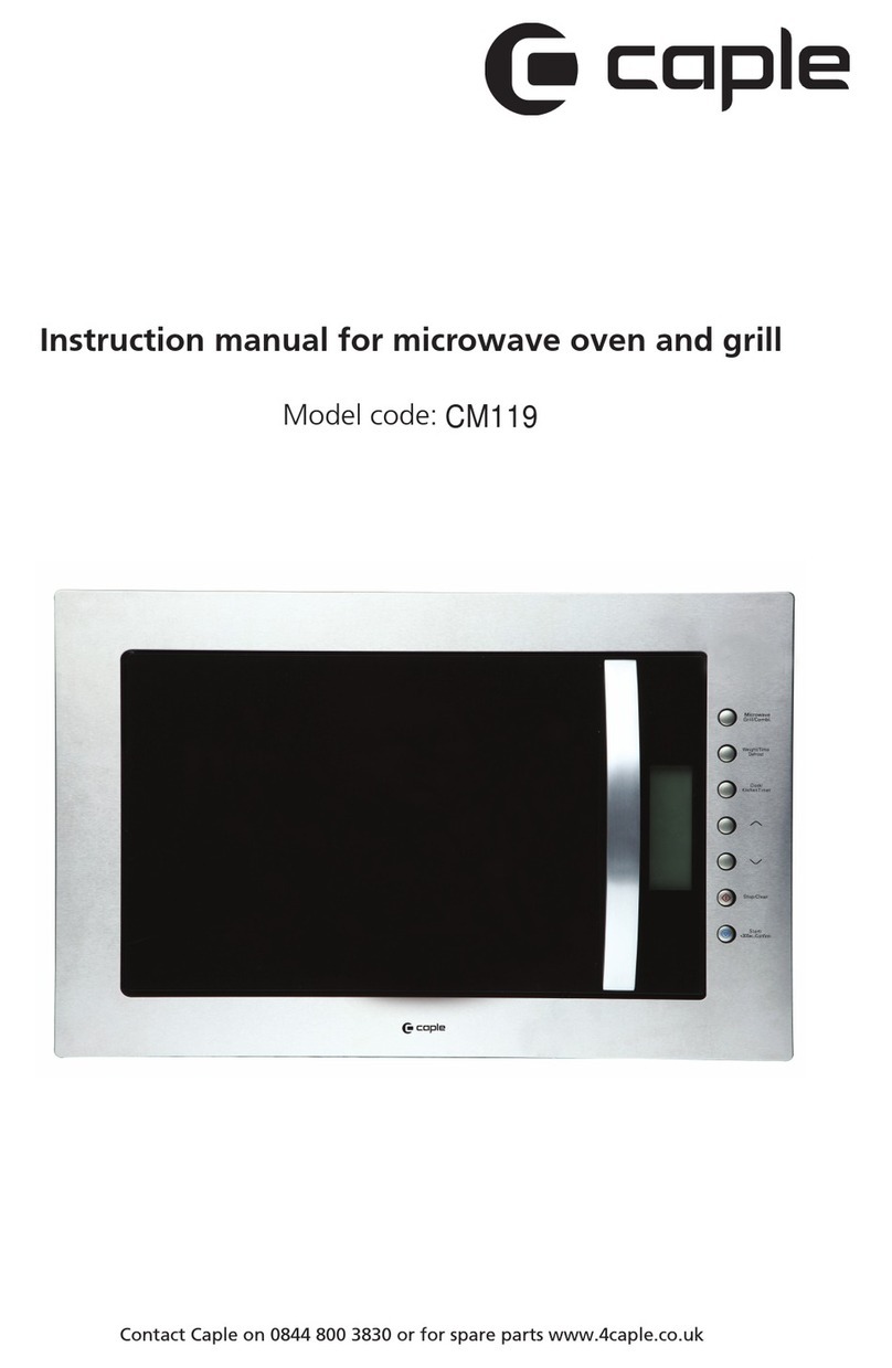 Caple CM119 User manual