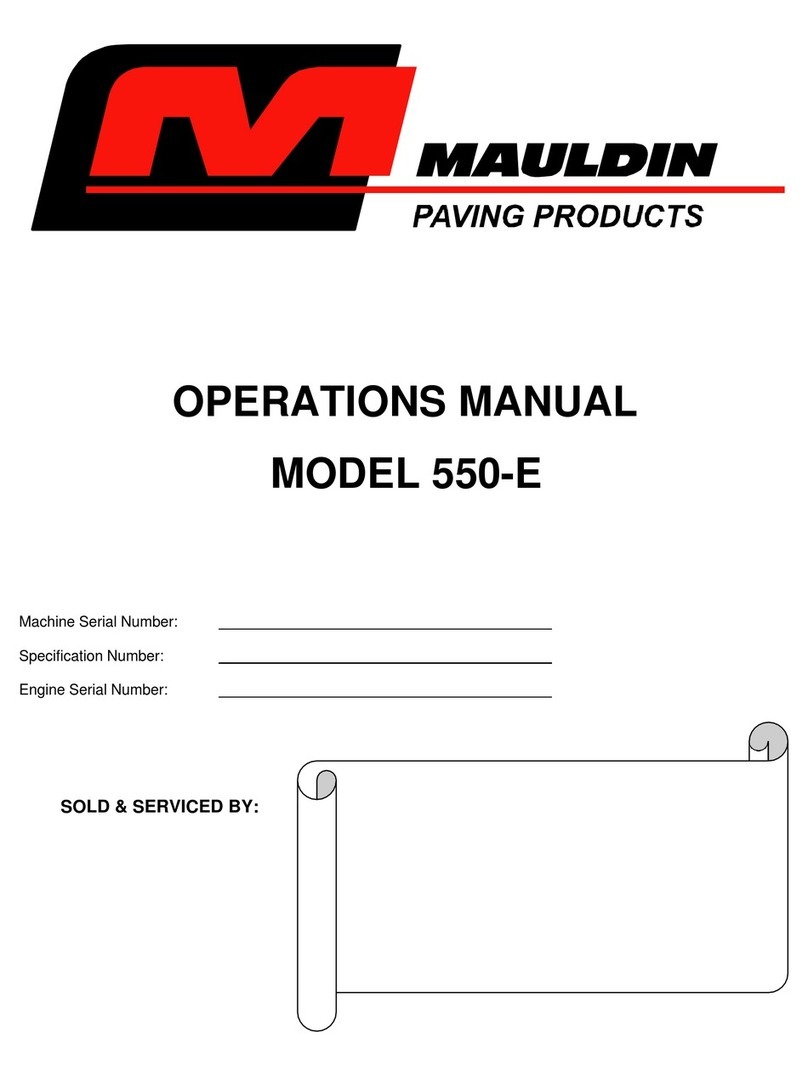 Mauldin 550-E User manual
