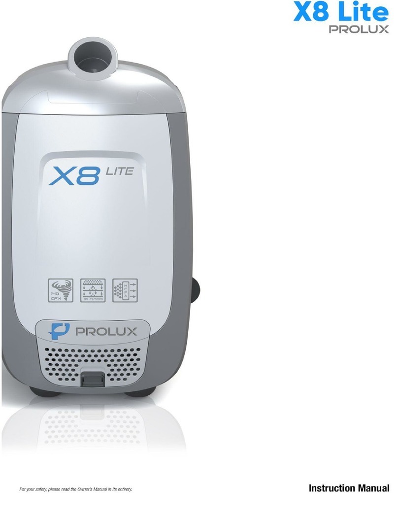Prolux X8 Lite instruction manual