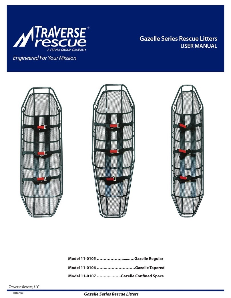 Ferno Traverse rescue Gazelle Series User manual