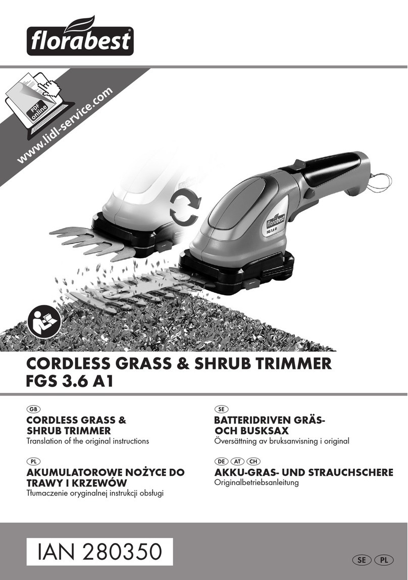 FLORABEST FGS 3.6 A1 Translation of the original instructions FLORABEST FGS 3.6 A1 Translation of the original instructions