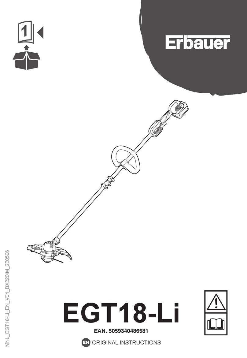 Erbauer EGT18-Li User manual