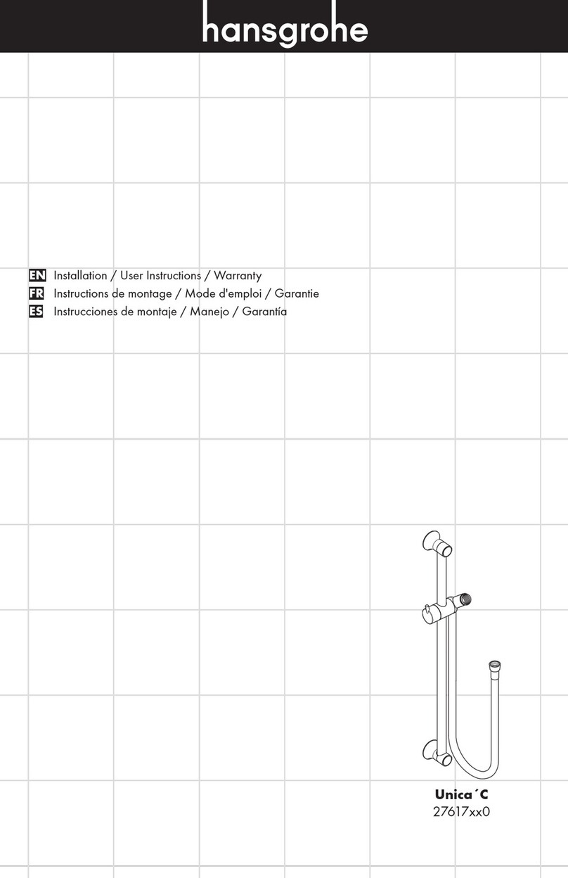 Hans Grohe Unica'C 27617 0 Series Instruction Manual