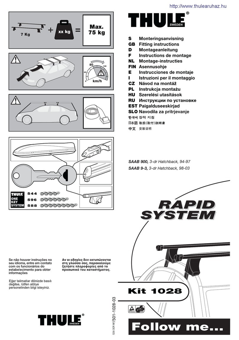Thule RAPID 1028 User manual