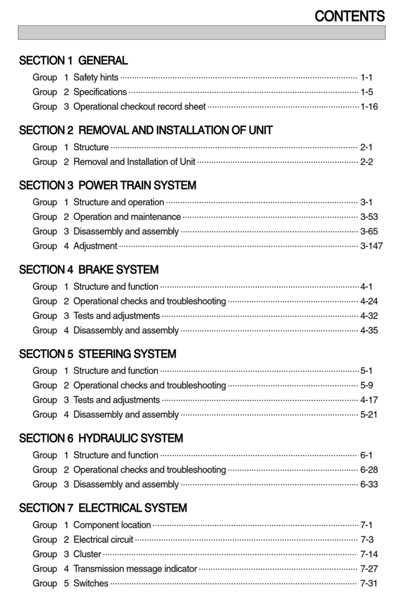 Hyundai 110DF-7 operating manual