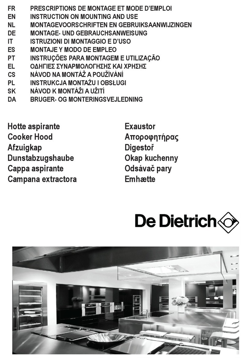 DeDietrich DHP2962BX Technical manual
