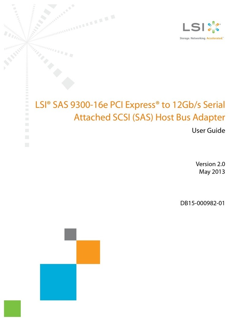LSI SAS 9300-16e User manual