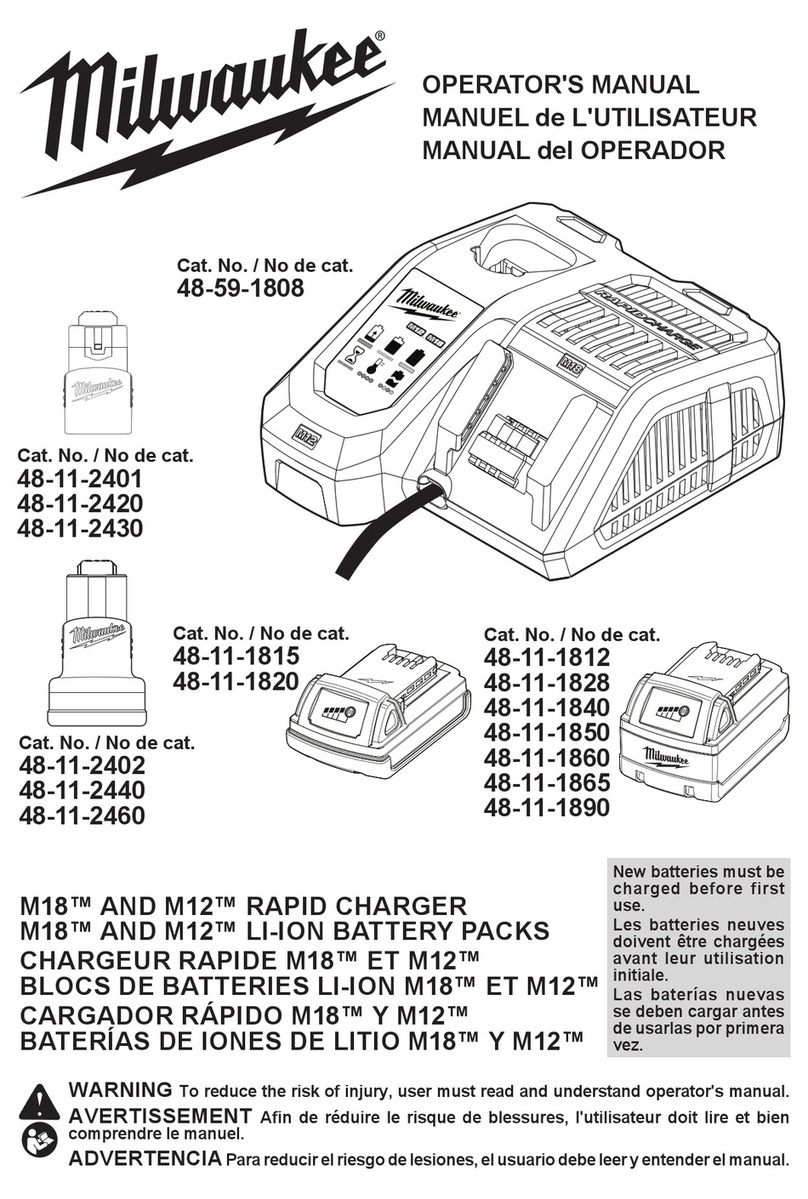 Milwaukee 48-11-1812 Operator's manual