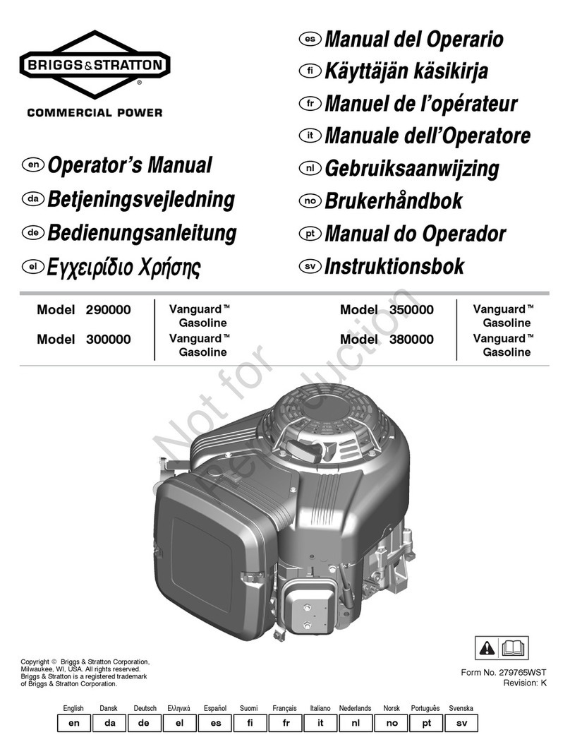 Briggs & Stratton 3867 User manual