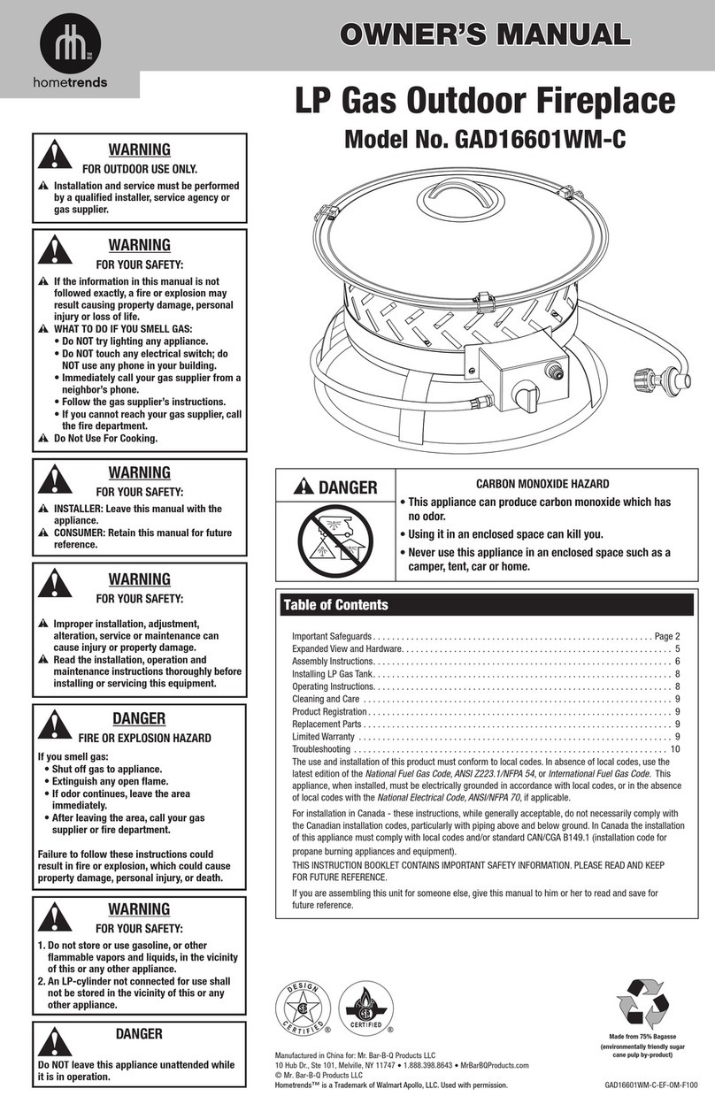 hometrends GAD16601WM-C owner's manual