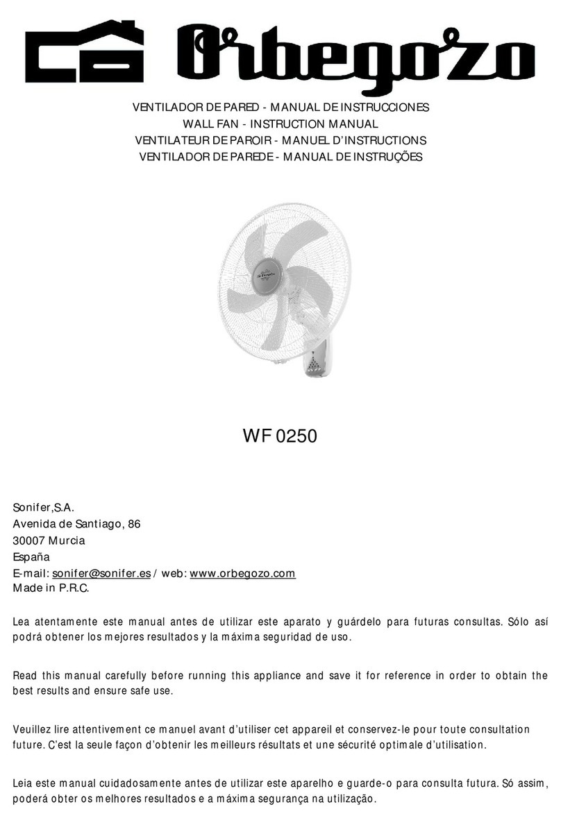 Orbegozo WF 0250 User manual