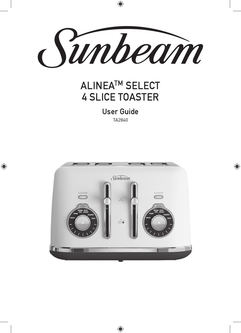 Sunbeam ALINEA SELECT TA2840 User manual