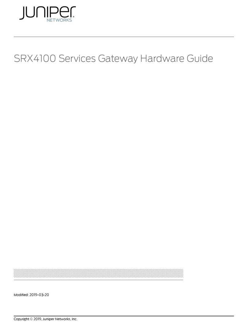 Juniper SRX4100 Installation instructions
