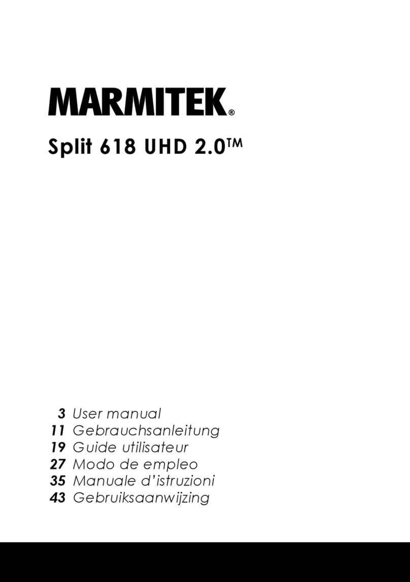 Marmitek Split 618 UHD 2.0 User manual Marmitek Split 618 UHD 2.0 User manual