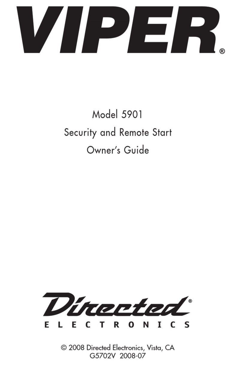 Directed Electronics VIPER 5901 owner's guide
