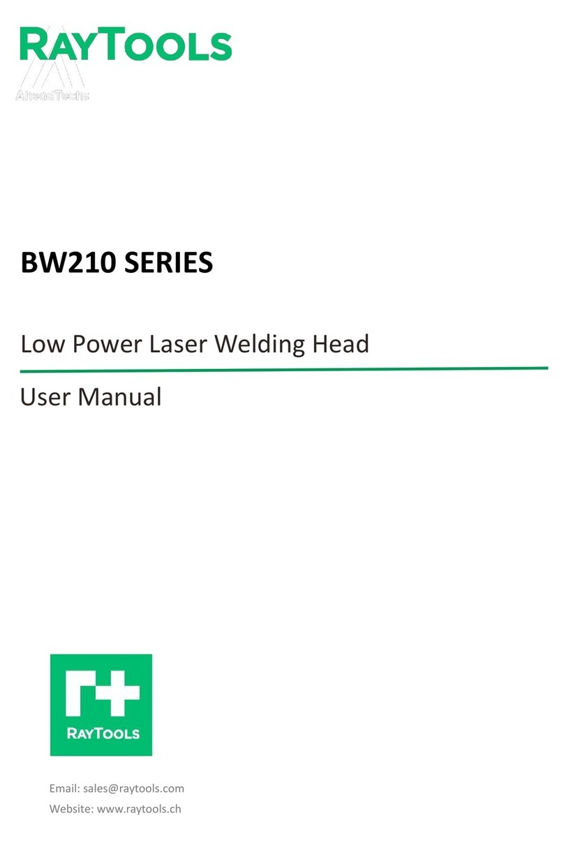 Raytools BW210 Series user manual