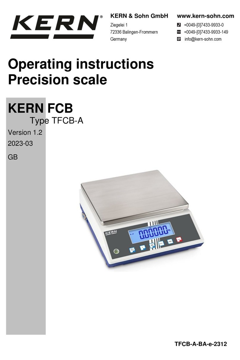 KERN FCB 6K-5 User manual