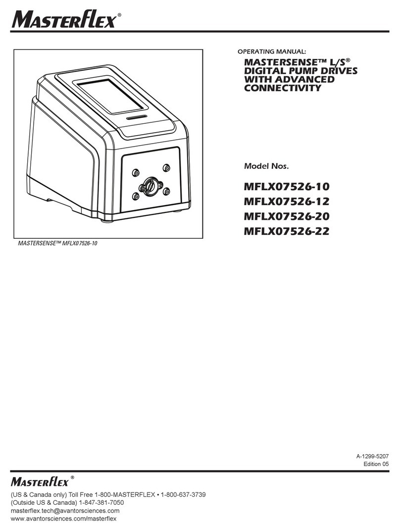 Masterflex MASTERSENSE MFLX07526-10 User manual